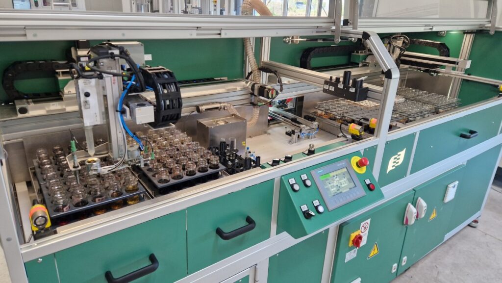 Automated Oil Processing and Weighing Lab System