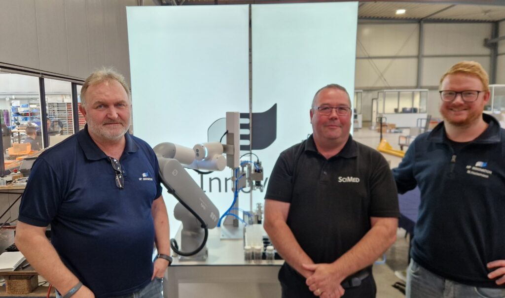 Training UK Partner SciMed on Cobot Systems at Our Horstel Facility